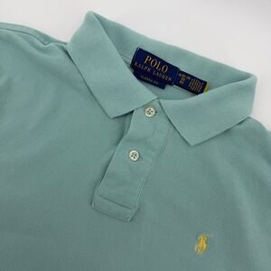 Polo Ralph Lauren Classic Fit Light Green Polo Shirt Boy's XL‎ (18-20)